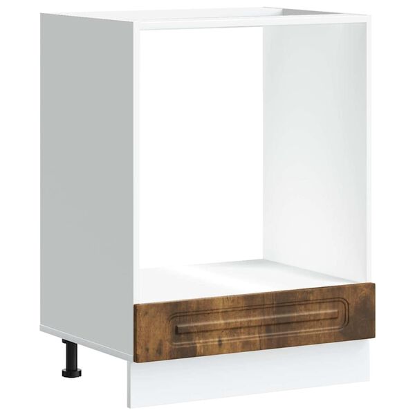 vidaXL Armoire &agrave; four Kalmar ch&ecirc;ne fum&eacute; bois d'ing&eacute;nierie