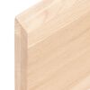 vidaXL &Eacute;tag&egrave;re murale 80x10x4 cm bois de ch&ecirc;ne massif non trait&eacute;