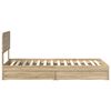 vidaXL Lit de Rangement Ch&ecirc;ne Sonoma 90 x 200 cm Bois d'ing&eacute;nierie