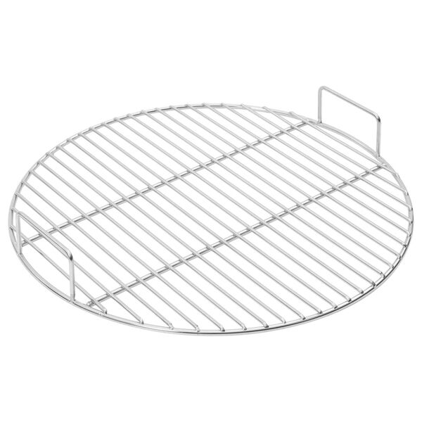 vidaXL Grille de barbecue ronde &Oslash;44,5 cm acier inoxydable 304