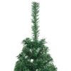 vidaXL Sapin de Noël artificiel pré-éclairé Vert 120 cm PVC
