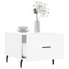vidaXL Tables basses 2 pcs blanc 50x50x40 cm bois d'ing&eacute;nierie