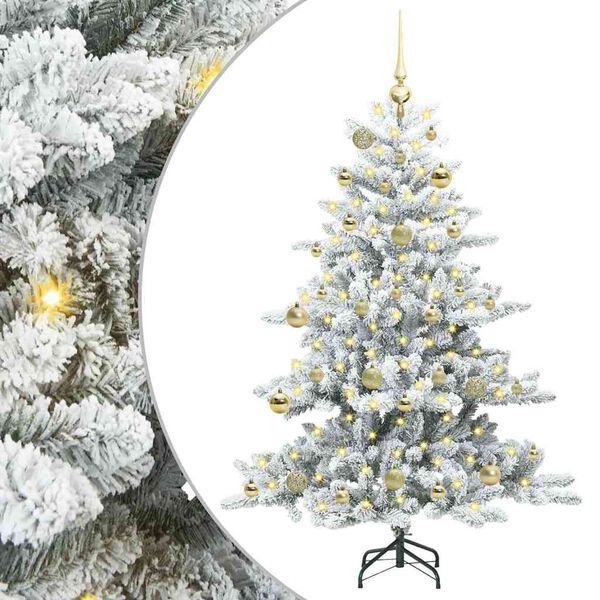 vidaXL Sapin de No&euml;l Artificiel &agrave; Branches Articul&eacute;es Blanc 150 cm
