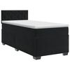 vidaXL Lit boxspring avec matelas Gris fonc&eacute; Simple Velours
