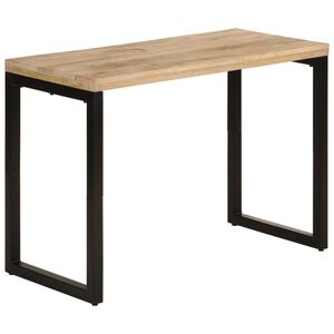 vidaXL Table &agrave; d&icirc;ner 110x50x76 cm Bois de manguier massif