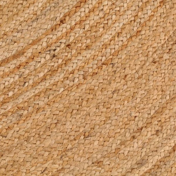 vidaXL Tapis Jute tressé 210 cm Rond