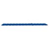 vidaXL Chaises longues lot de 2 avec coussin bleu royal Teck solide