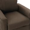 vidaXL Fauteuil de massage Marron Tissu