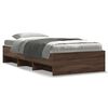 vidaXL Cadre de lit sans matelas ch&ecirc;ne marron 100x200 cm
