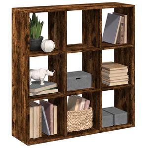 vidaXL &Eacute;tag&egrave;re s&eacute;paratrice de pi&egrave;ce ch&ecirc;ne fum&eacute; 102x29x103,5 cm