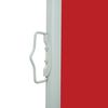 vidaXL Auvent lat&eacute;ral r&eacute;tractable de patio 100x500 cm Rouge