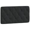 vidaXL Coussin de t&ecirc;te de lit noir 100 cm velours