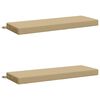 vidaXL Coussins de Banc SOEST 2 pc 100 % polyester Beige