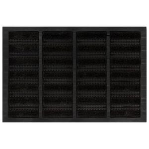 vidaXL Paillasson rectangulaire 40x60 cm caoutchouc et fibre de coco