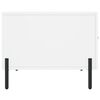 vidaXL Table basse blanc 50x50x40 cm bois d'ing&eacute;nierie