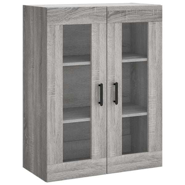vidaXL Armoire murale sonoma gris 69,5x34x90 cm