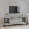 vidaXL Meuble TV Gris b&eacute;ton 160x35x55 cm Bois d'ing&eacute;nierie