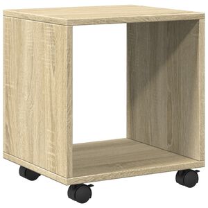vidaXL Armoire &agrave; roulettes ch&ecirc;ne sonoma 37x33x42,5cm bois d&rsquo;ing&eacute;nierie