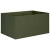 vidaXL Cache-pot de jardin Vert olive 120 x 80 x 60 cm