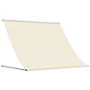 vidaXL Auvent r&eacute;tractable cr&egrave;me 250x150 m tissu et acier