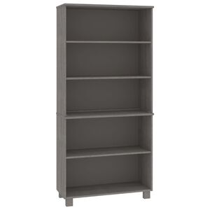 vidaXL Buffet HAMAR Bois massif de pin Gris clair