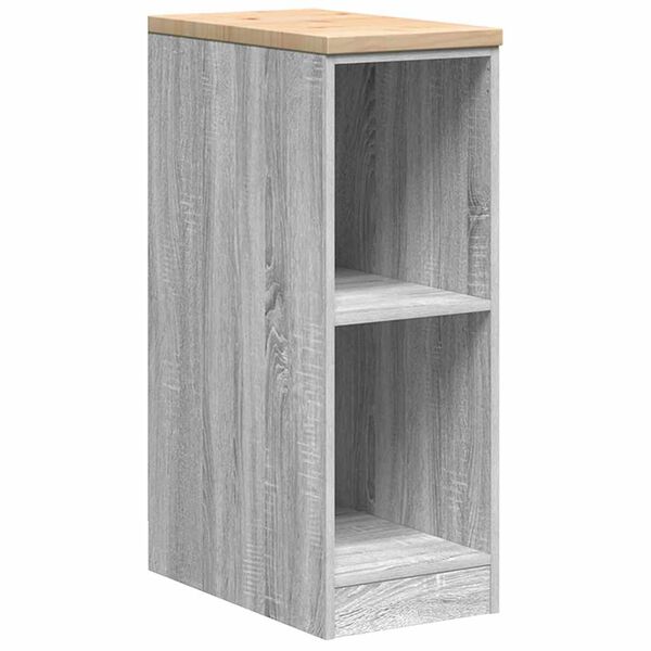 vidaXL Armoire de rangement de garage sonoma gris 30x51x85 cm bois pin