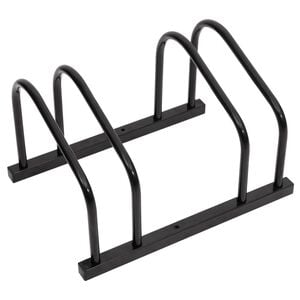 vidaXL Porte-v&eacute;los pour 2 v&eacute;los noir acier