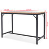 vidaXL Table console Fr&ecirc;ne 119 x 53 x 79 cm