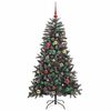 vidaXL Sapin de No&euml;l artificiel Vert 150 cm PVC, plastique et acier