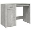 vidaXL Bureau Gris b&eacute;ton 100x49x75 cm Bois d'ing&eacute;nierie