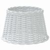 vidaXL Abat-jour blanc &Oslash;45x28 cm osier