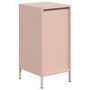 vidaXL Buffet rose 35x39x73,5 cm acier lamin&eacute; &agrave; froid