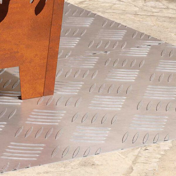 vidaXL Nez de marche Rectangulaire 2 pcs Argent&eacute; 90 x 40 cm Aluminium