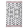 vidaXL Tapis Gris 160x230 cm Coton