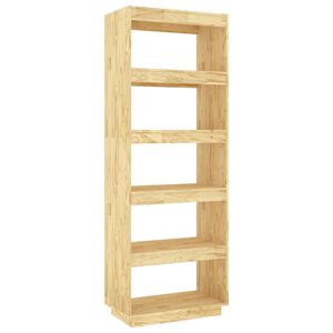 vidaXL Biblioth&egrave;que/S&eacute;parateur de pi&egrave;ce 60x35x167 cm pin massif
