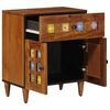 vidaXL Cabinet de chevet Marron 50 x 33 x 60 cm Bois de mangue massif