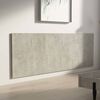 vidaXL T&ecirc;te de lit murale Gris b&eacute;ton 240x1,5x80 cm Bois d'ing&eacute;nierie
