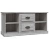 vidaXL Meuble TV sonoma gris 99,5x35,5x48 cm bois d'ing&eacute;nierie