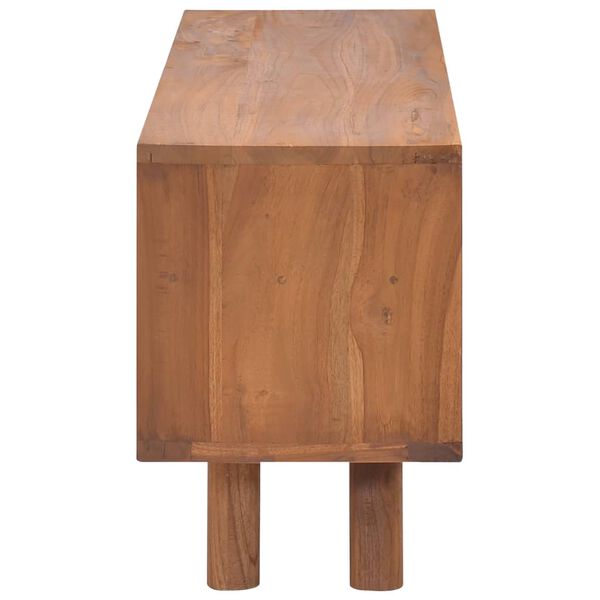 vidaXL Meuble TV 110x30x45 cm Bois de teck massif