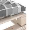 vidaXL Salon palette de jardin 6 pcs avec coussins bois de pin