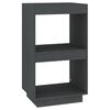 vidaXL Biblioth&egrave;que Gris 40x35x71 cm Bois de pin massif