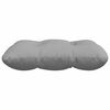 vidaXL Coussins de si&egrave;ge 4 pcs Gris nuage 40 x 40 x 12 cm tissu