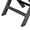 vidaXL Chaises de jardin pliables lot de 2 Plastique Anthracite