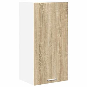 vidaXL Armoire suspendue Ch&ecirc;ne Sonoma et Blanc 40 x 31 x 80 cm