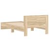 vidaXL Cadre de lit sans matelas avec t&ecirc;te de lit 100x200 cm