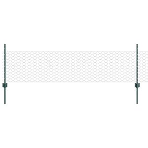 vidaXL Cl&ocirc;ture en fil soud&eacute; 10 x 0,5 m (L x H) Acier recouvert de PVC