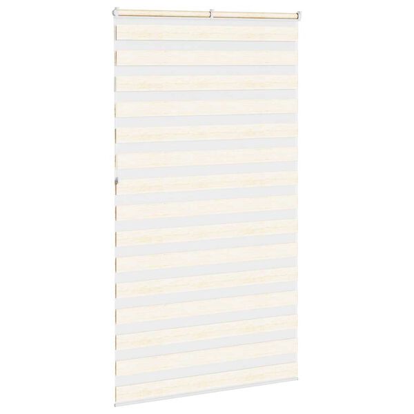 vidaXL Store z&egrave;bre beige marbr&eacute; largeur du tissu 115,9 cm polyester