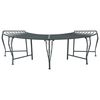 vidaXL Banc d'Arbre 4-Nombre de places 160 x 80 x 44 cm Acier