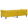 vidaXL Lit de repos sans matelas jaune 80x200 cm velours