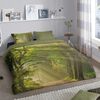 Good Morning Housse de couette WOODS 200x200/220 cm Vert